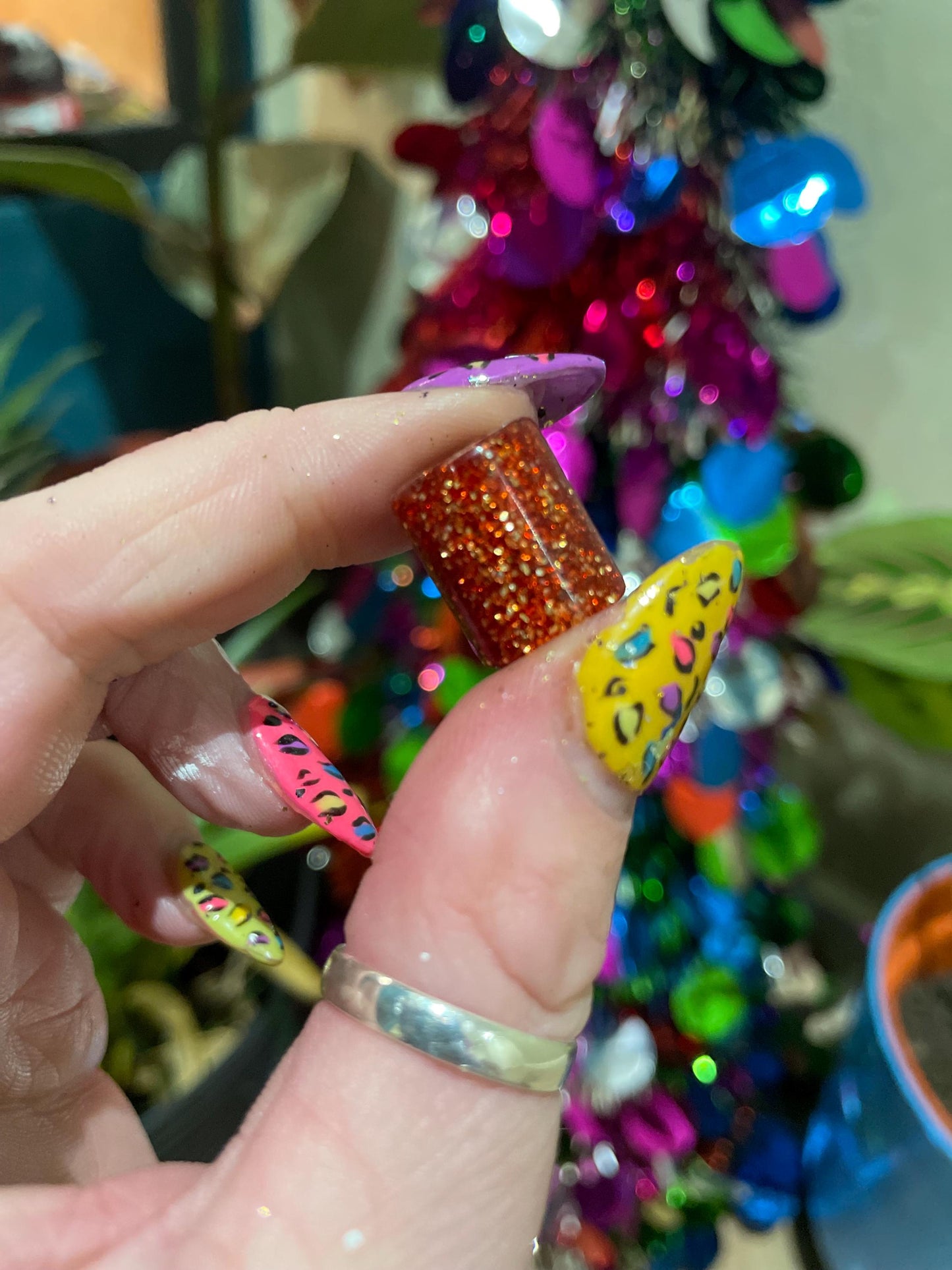 Festive AF  Acrylic Dreadlock Bead
