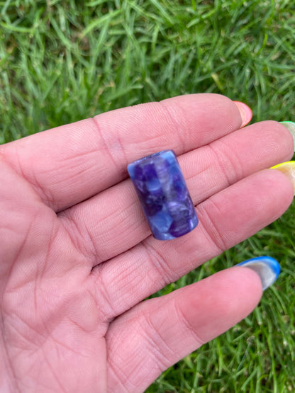 Midnight Acrylic Dreadlock Bead