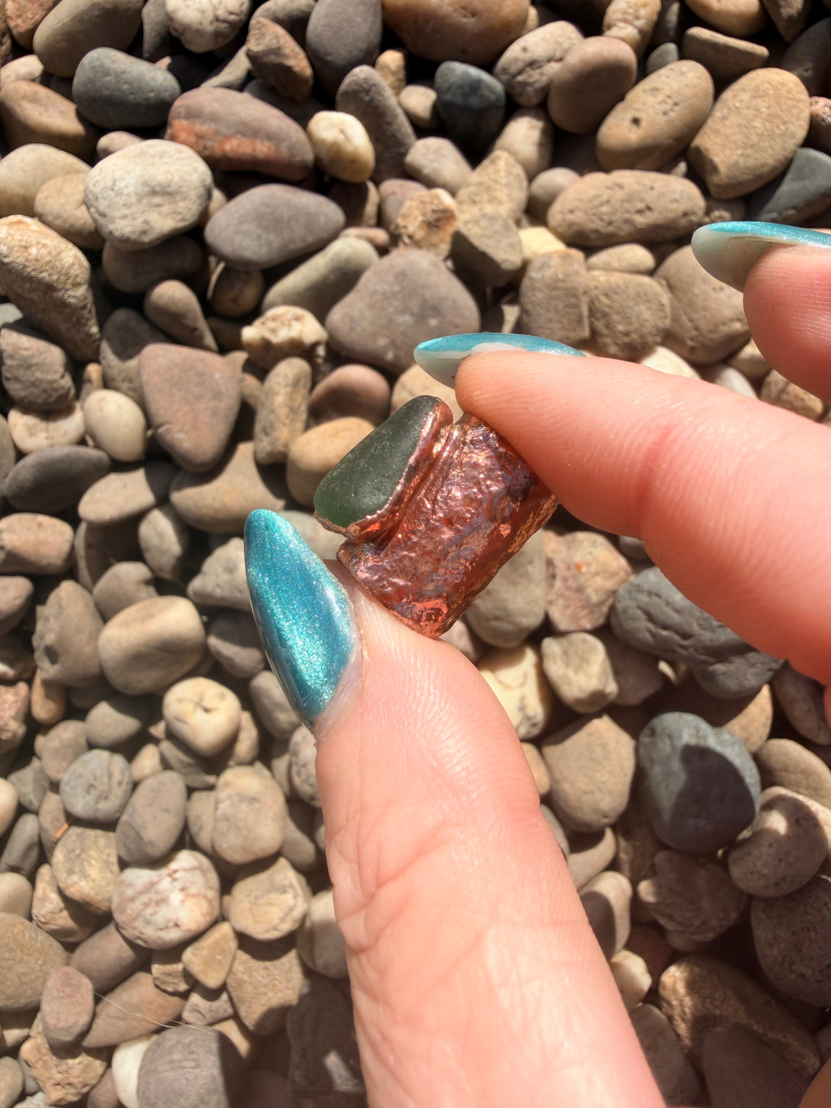 “Hunk” 10mm Seaglass Bead