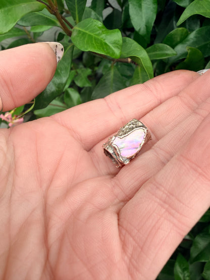 8mm “Princess” abalone shell bead