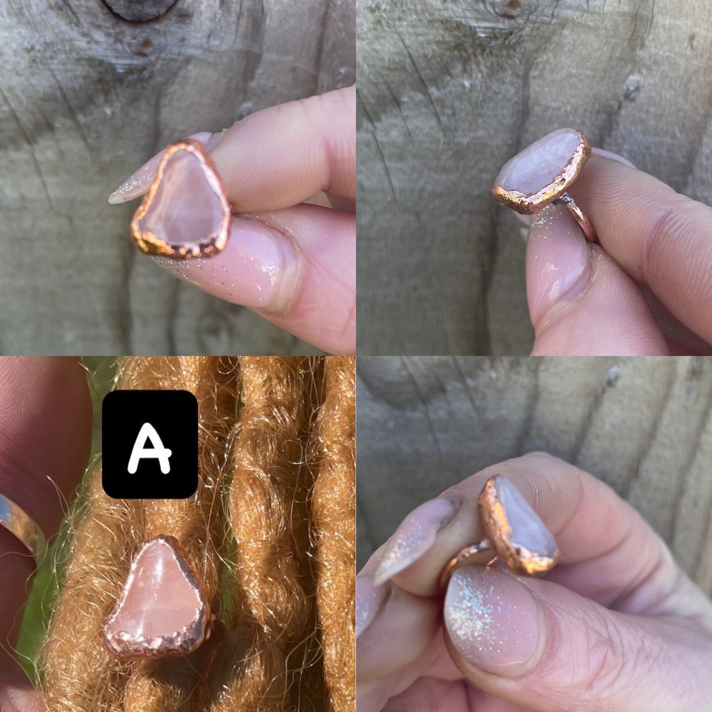 Rose Quartz Floating Crystal Collection