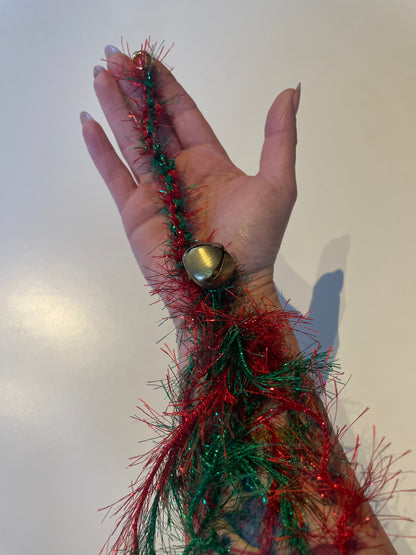 Traditional Festive Jingle Bell Bead Wrap