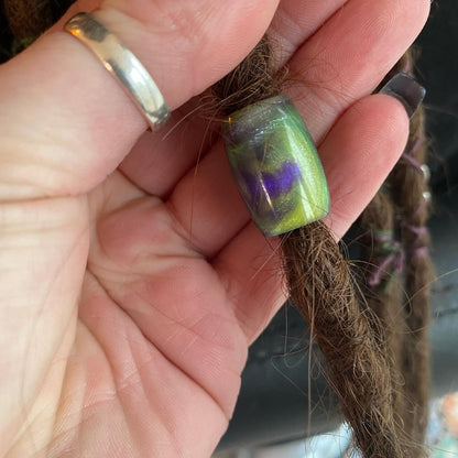 Green Goblin Acrylic Dreadlock Bead