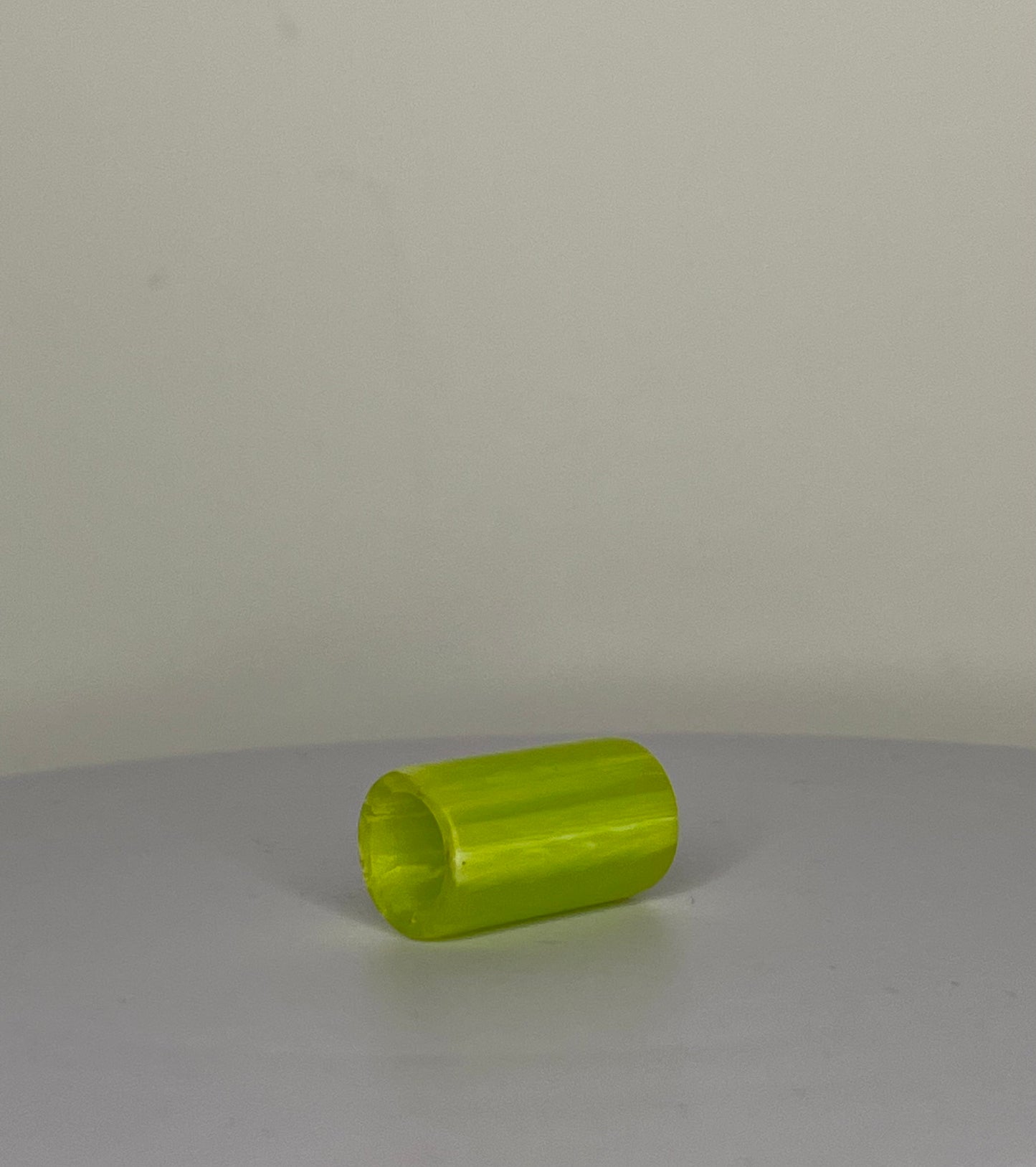 Lime Acrylic Dreadlock Bead