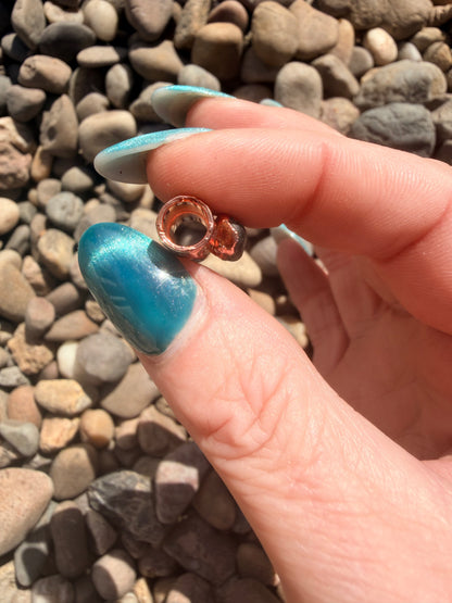 “Bean” 6mm Seaglass Bead