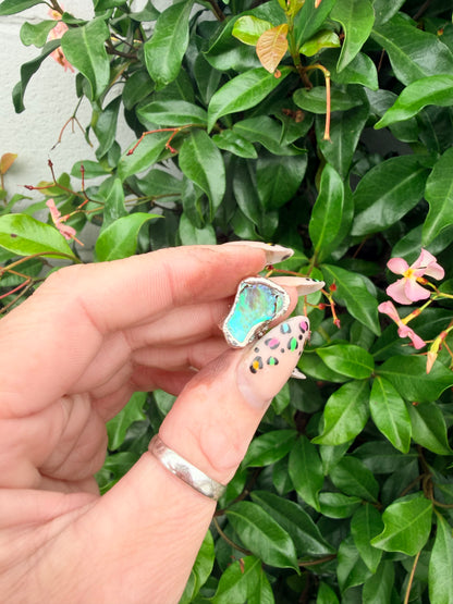 8mm “Dazzle” abalone shell bead