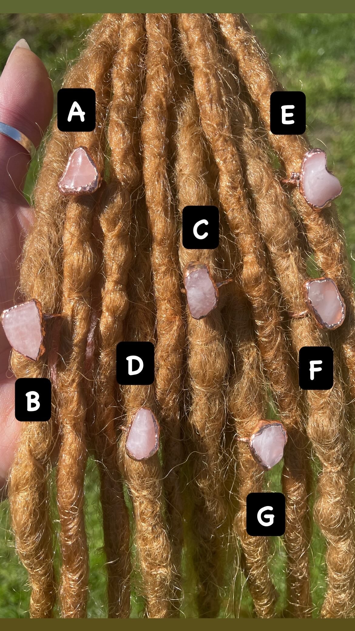 Rose Quartz Floating Crystal Collection