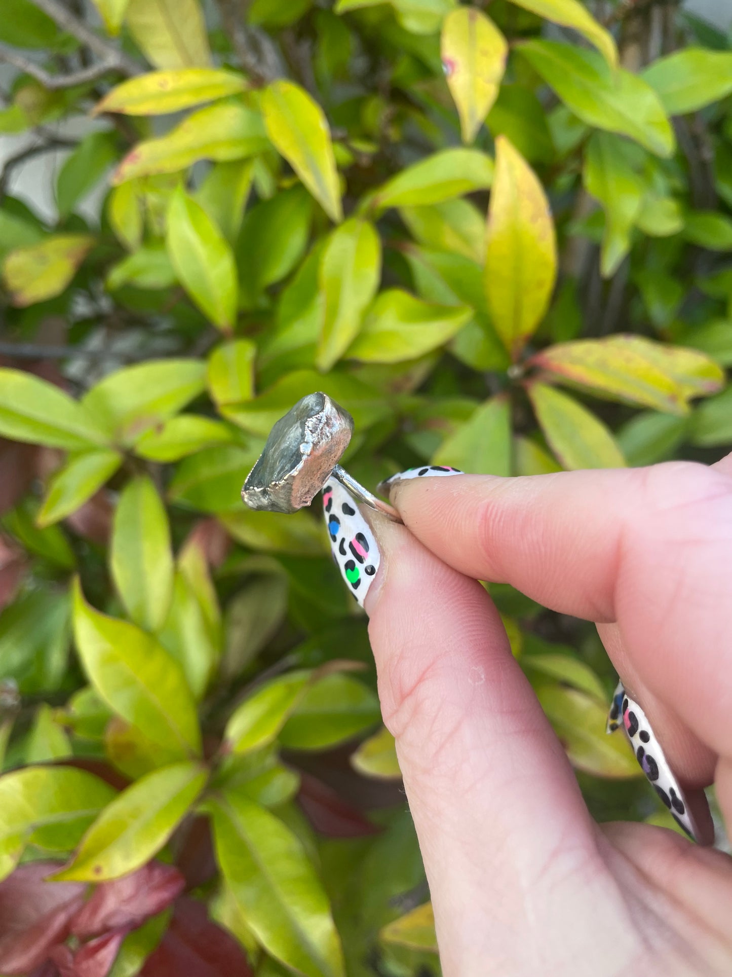Flashy Lab silver plated ring