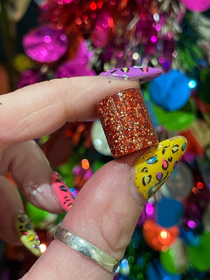 Glitter Collection Acrylic Dreadlock Beads