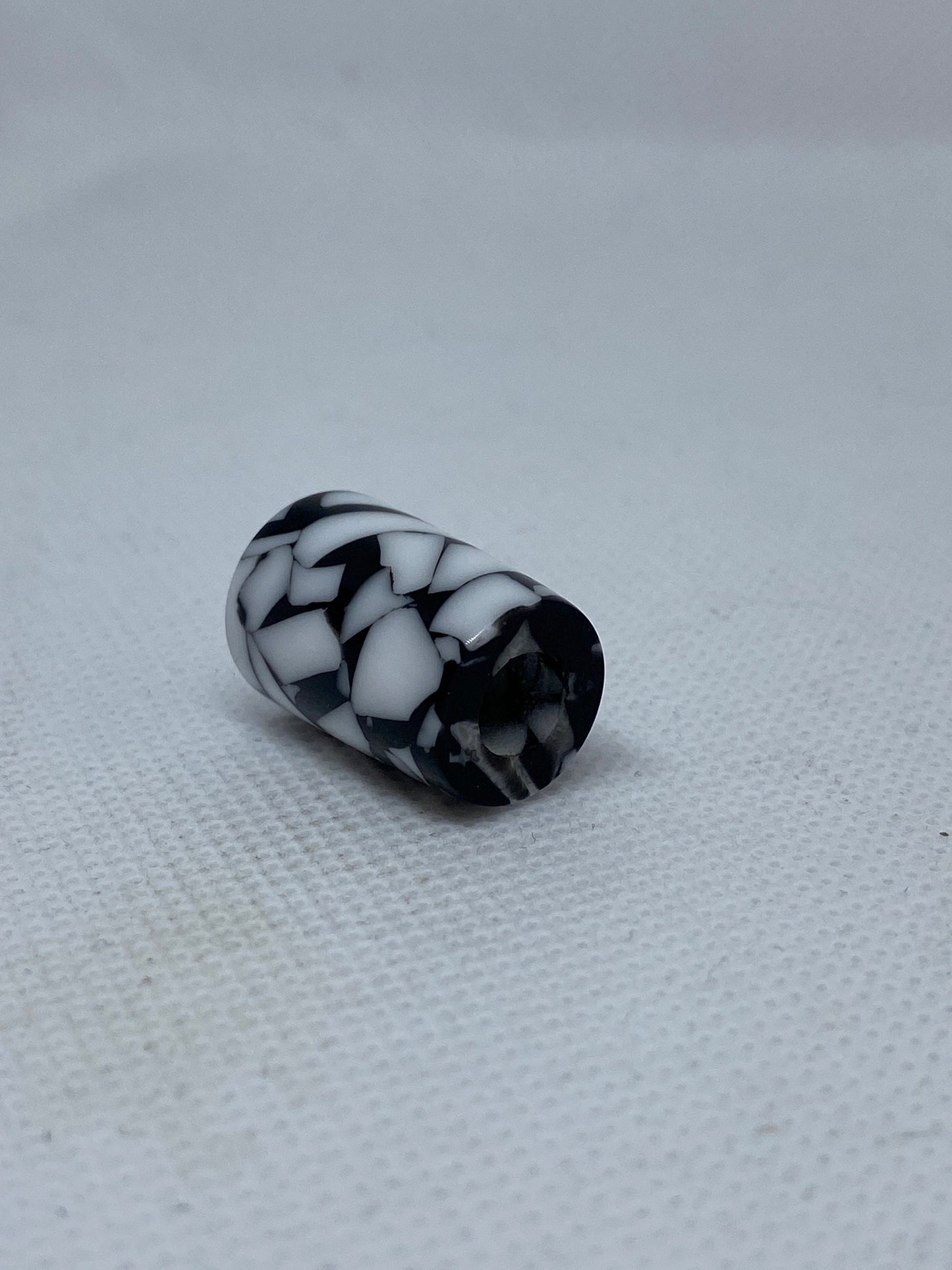 Monochrome Chip Acrylic Dreadlock Bead