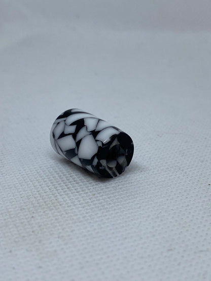 Monochrome Chip Acrylic Dreadlock Bead