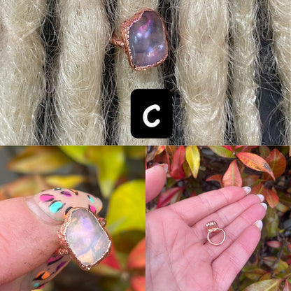 Floating Aura Quartz Crystal Beads