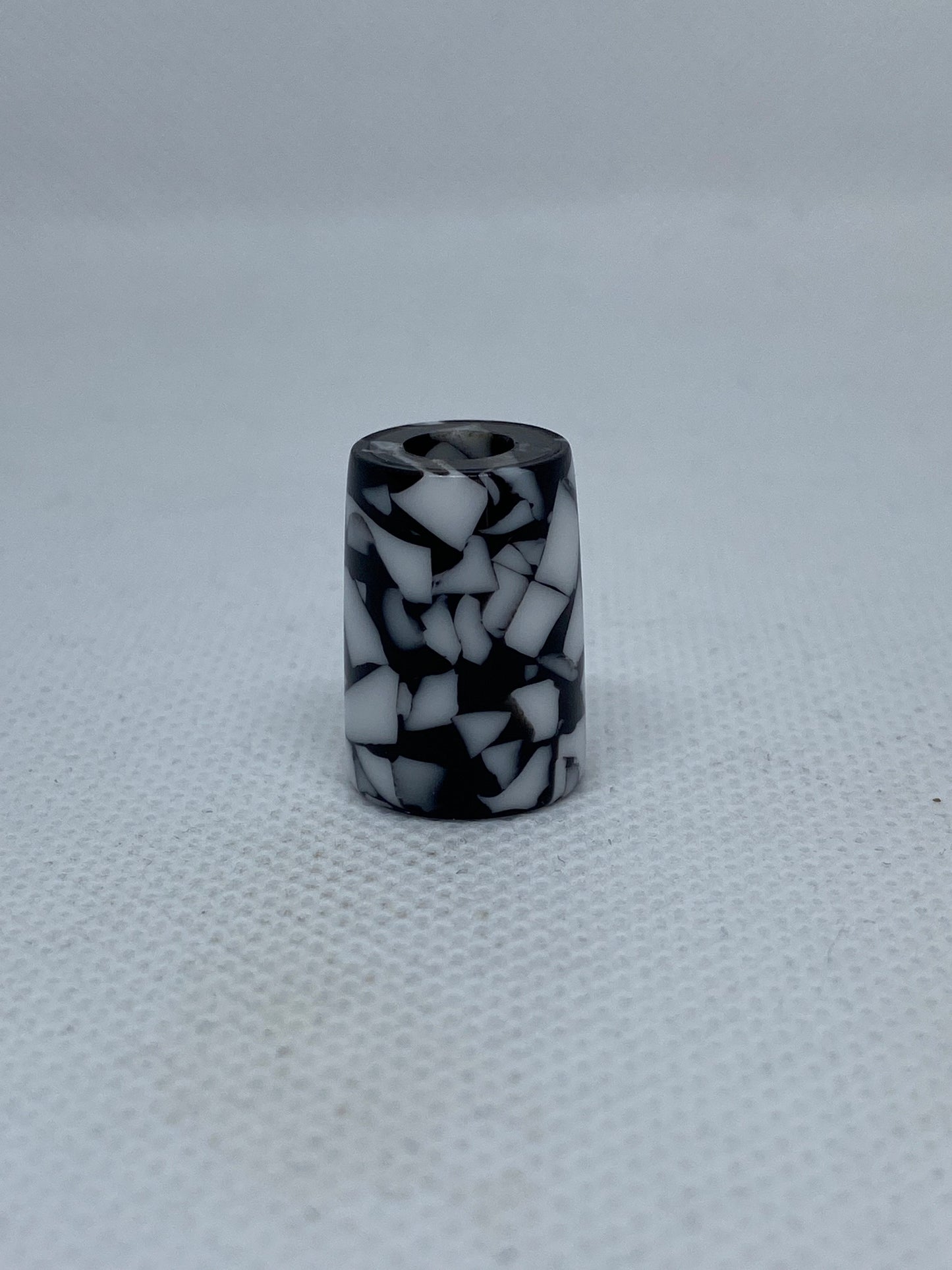 Monochrome Chip Acrylic Dreadlock Bead