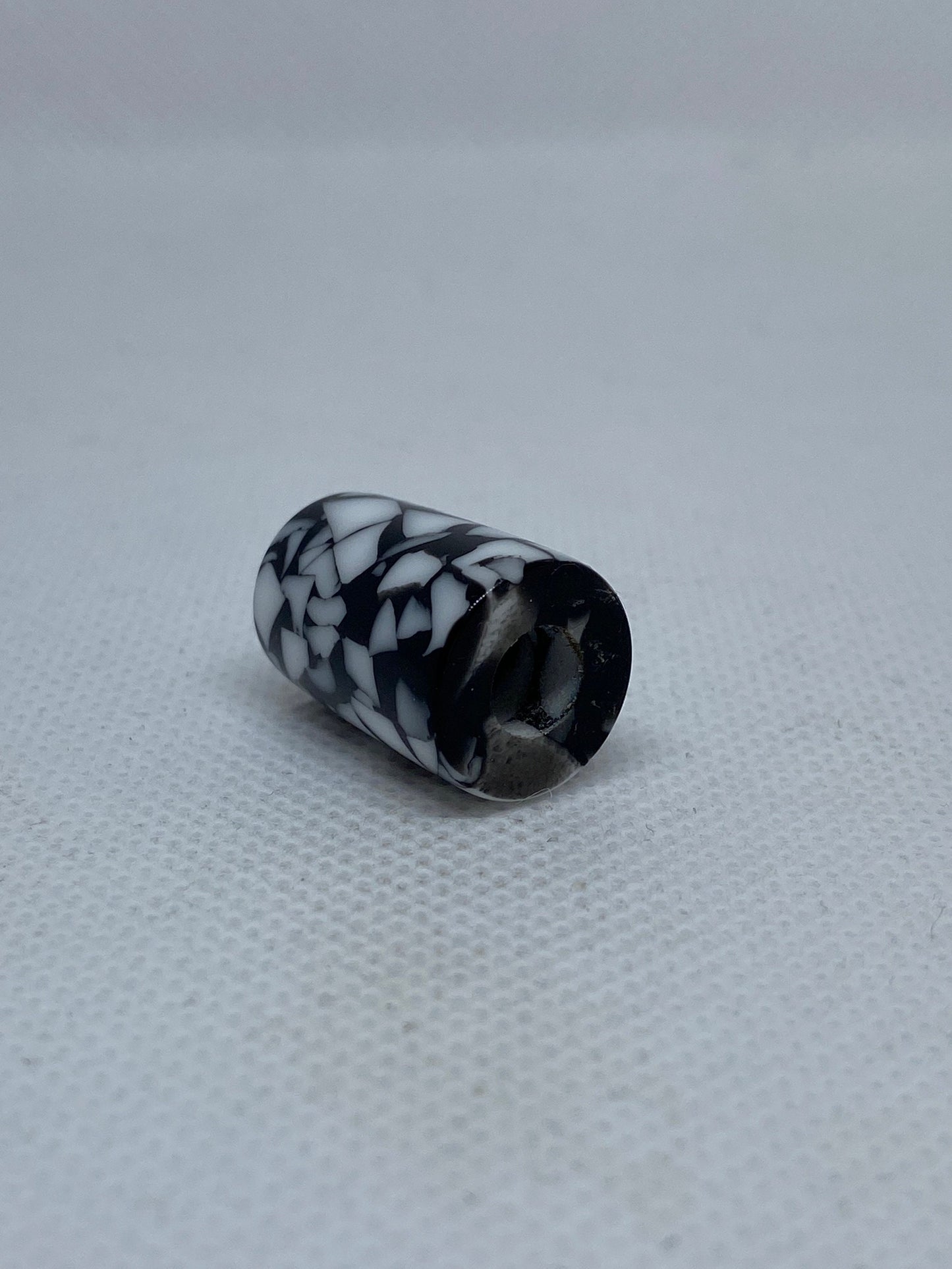 Monochrome Chip Acrylic Dreadlock Bead