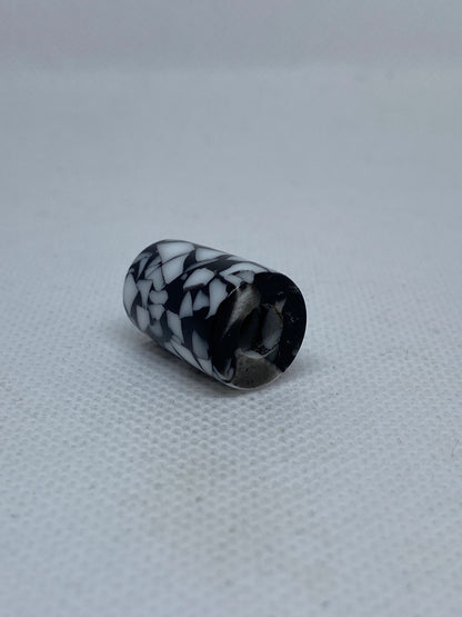 Monochrome Chip Acrylic Dreadlock Bead