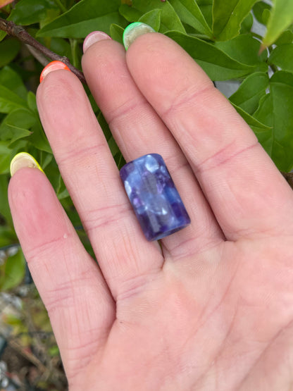 Midnight Acrylic Dreadlock Bead