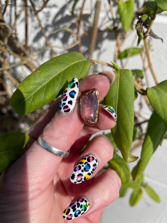 Amethyst Copper Bead