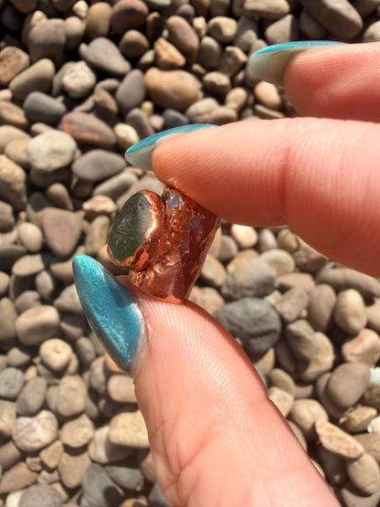 “Eye” 8mm Seaglass Bead