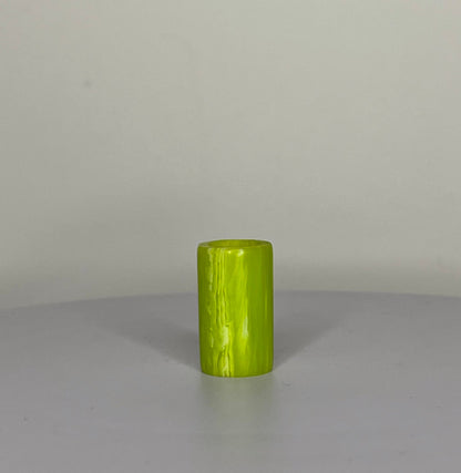 Lime Acrylic Dreadlock Bead