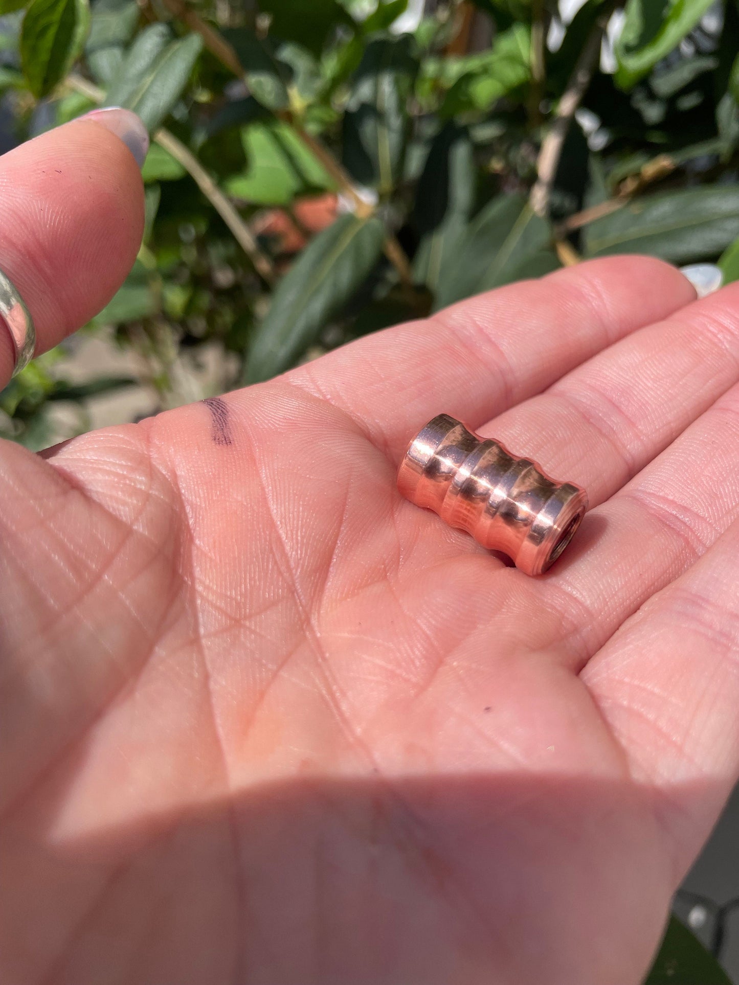 Groovy Copper Dreadlock Bead