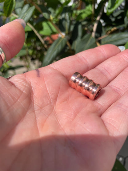 Groovy Copper Dreadlock Bead