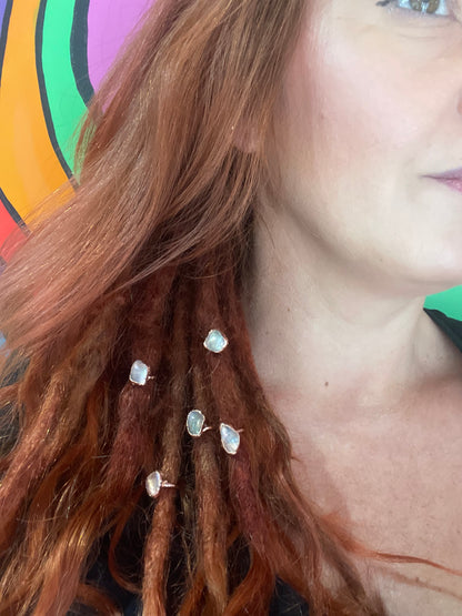 Floating Aura Quartz Crystal Beads