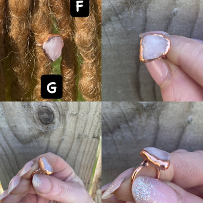 Rose Quartz Floating Crystal Collection