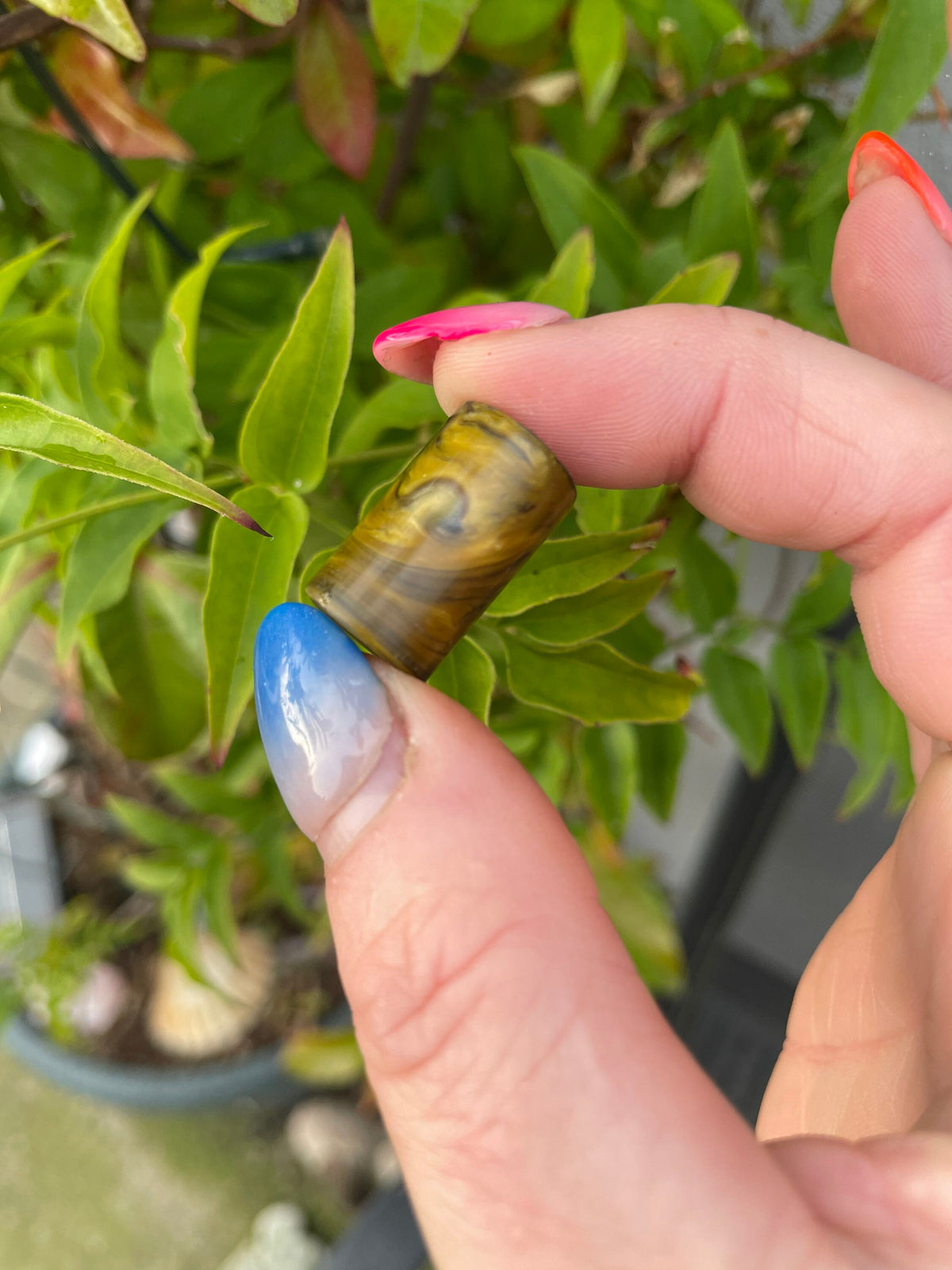 Mustard Acrylic Dreadlock Bead