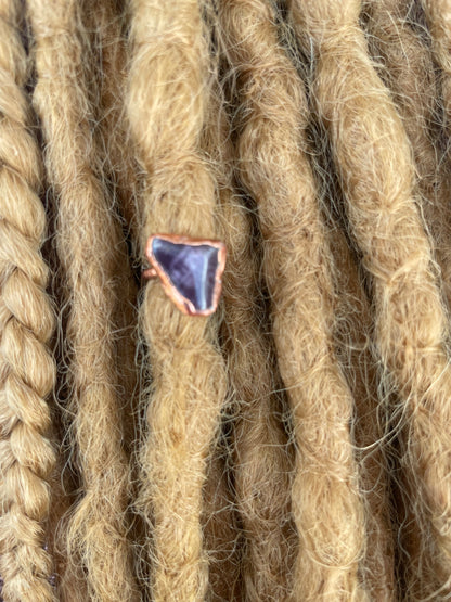 Triangular Floating Amethyst Crystal
