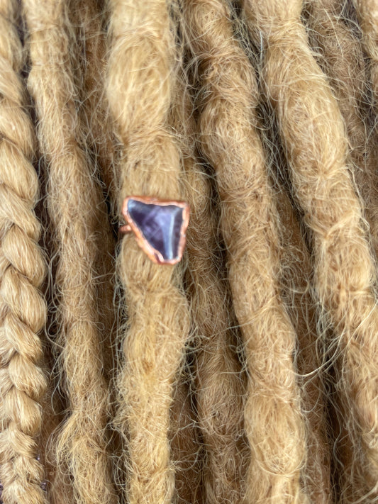 Triangular Floating Amethyst Crystal