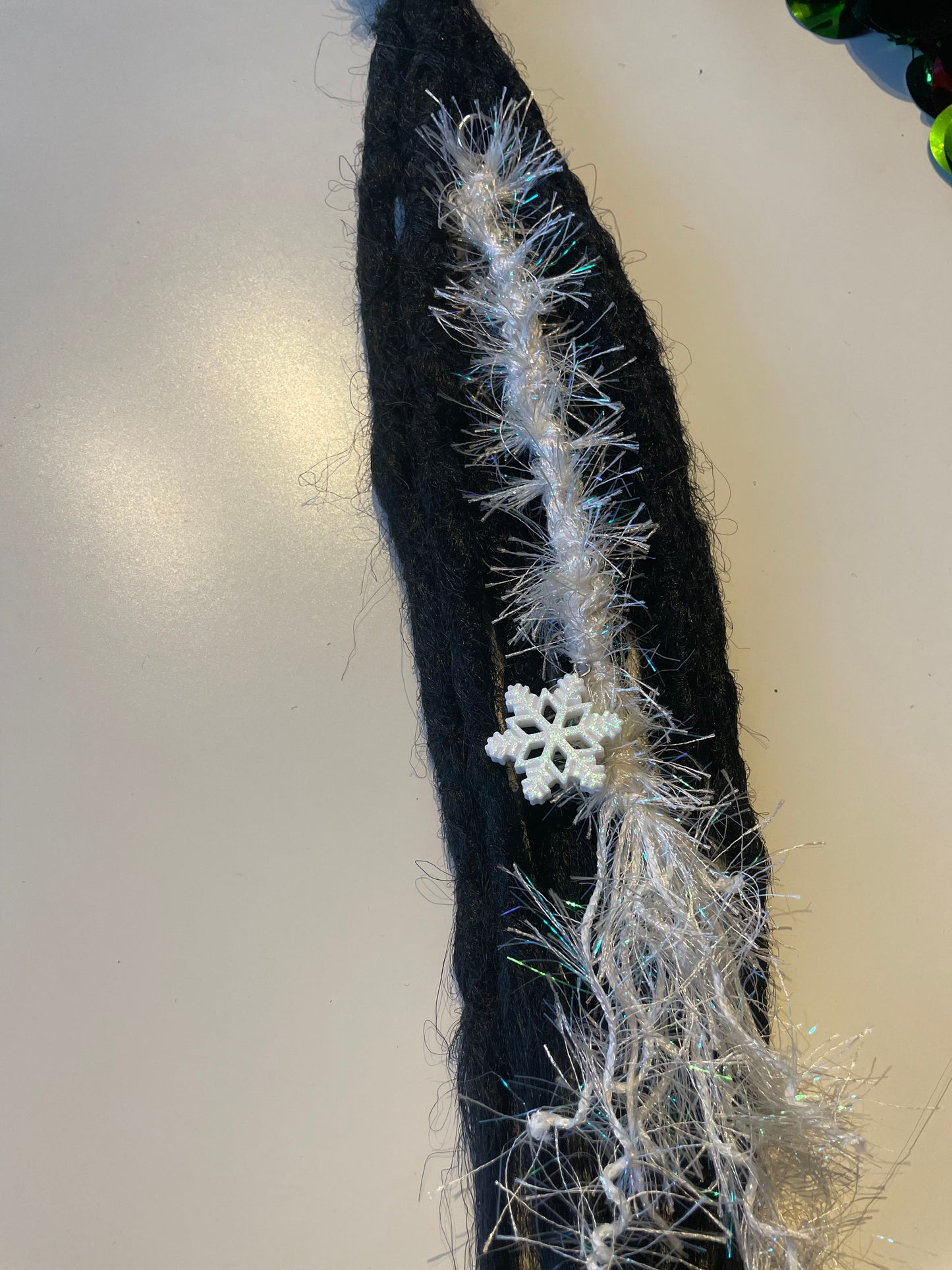 Snow Flake Festive Bead Wrap