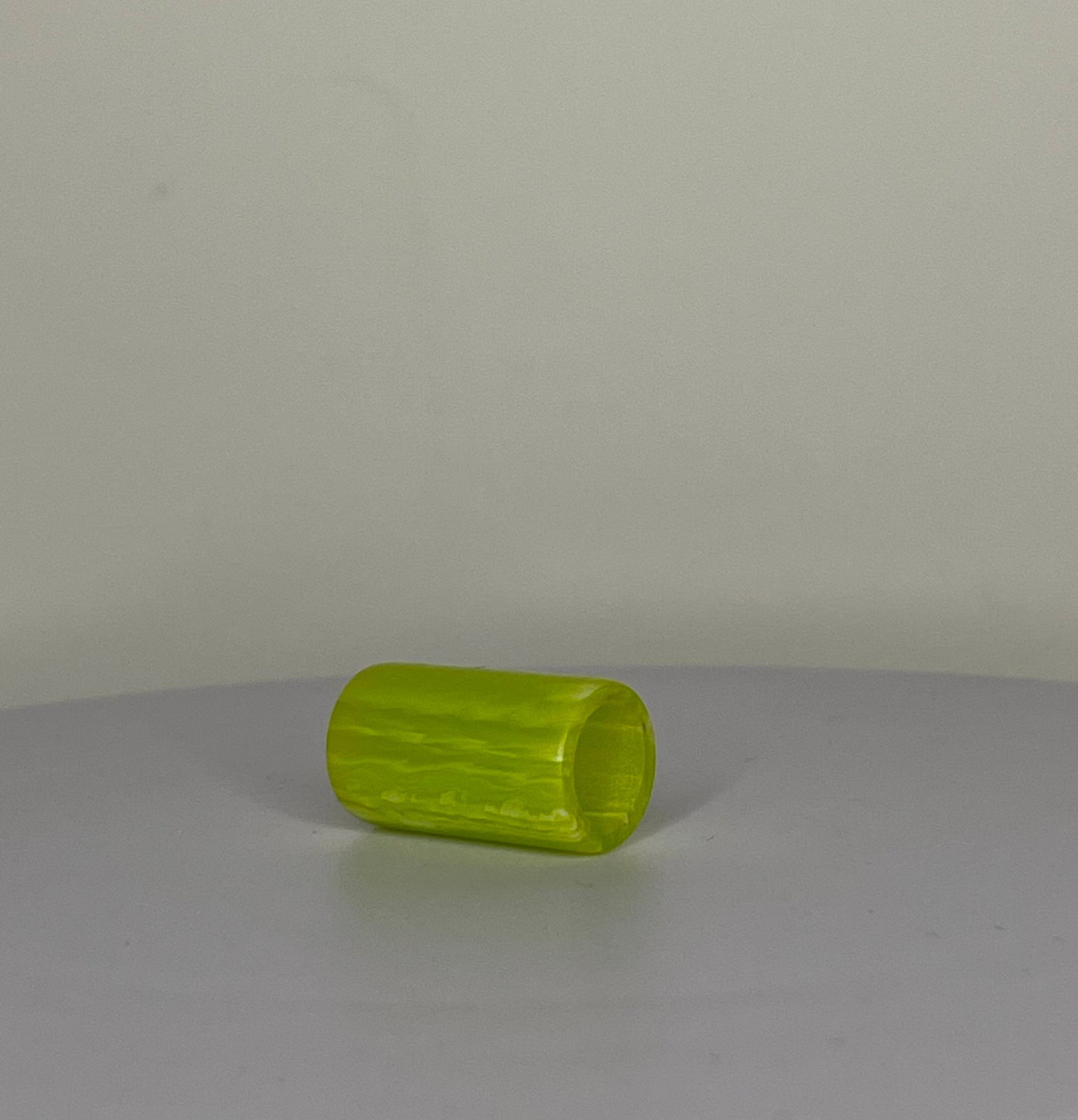 Lime Acrylic Dreadlock Bead