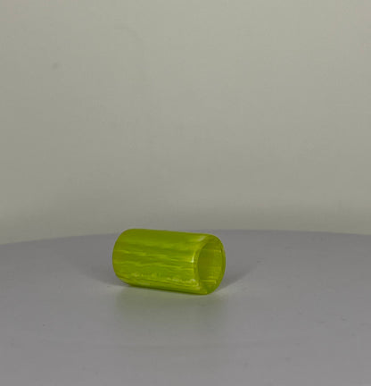 Lime Acrylic Dreadlock Bead
