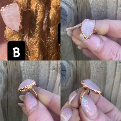 Rose Quartz Floating Crystal Collection