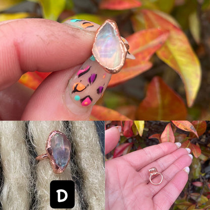 Floating Aura Quartz Crystal Beads