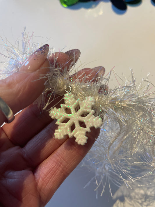 Snow Flake Festive Bead Wrap