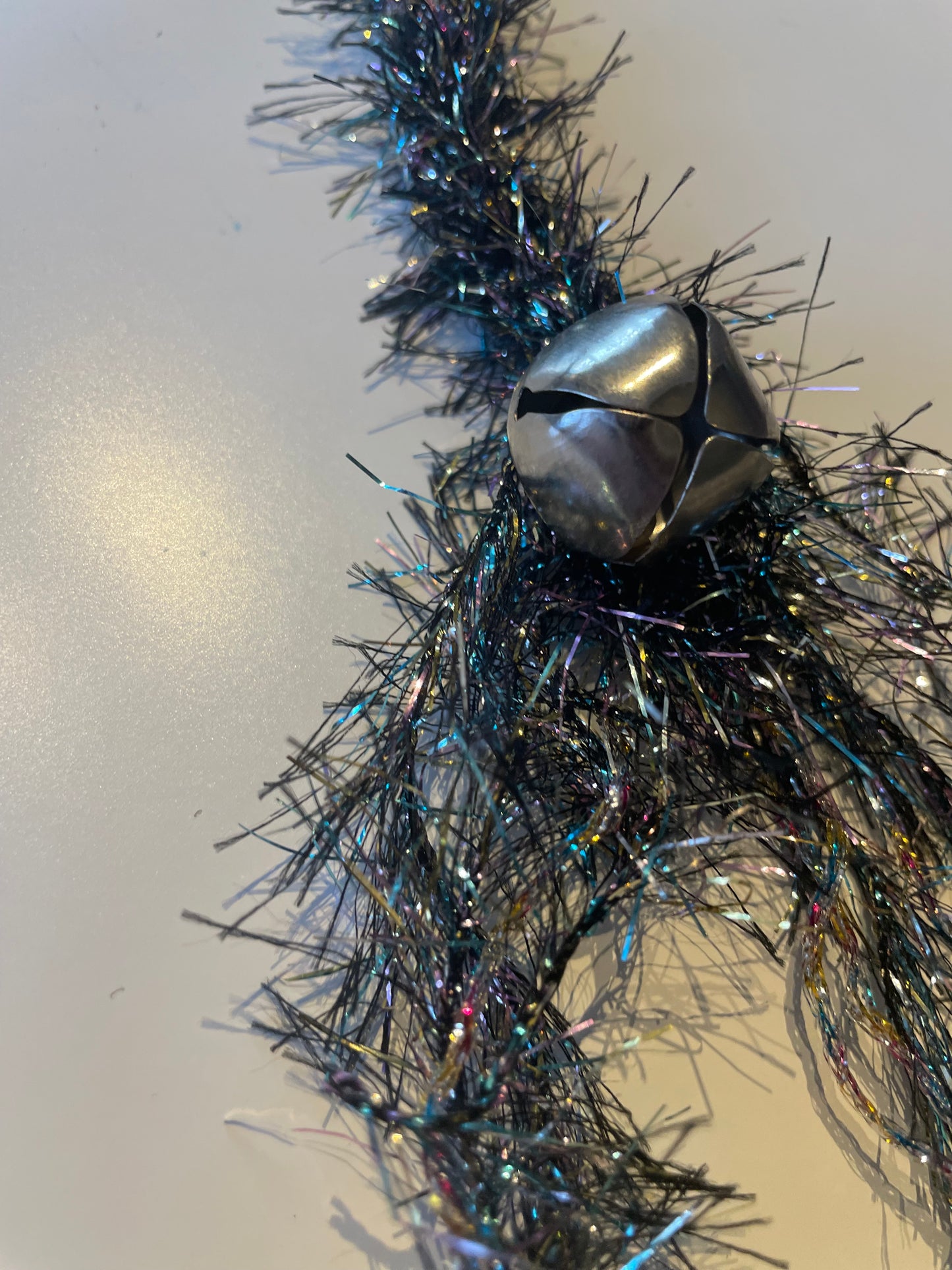 Black Festive Jingle Bell Bead Wrap