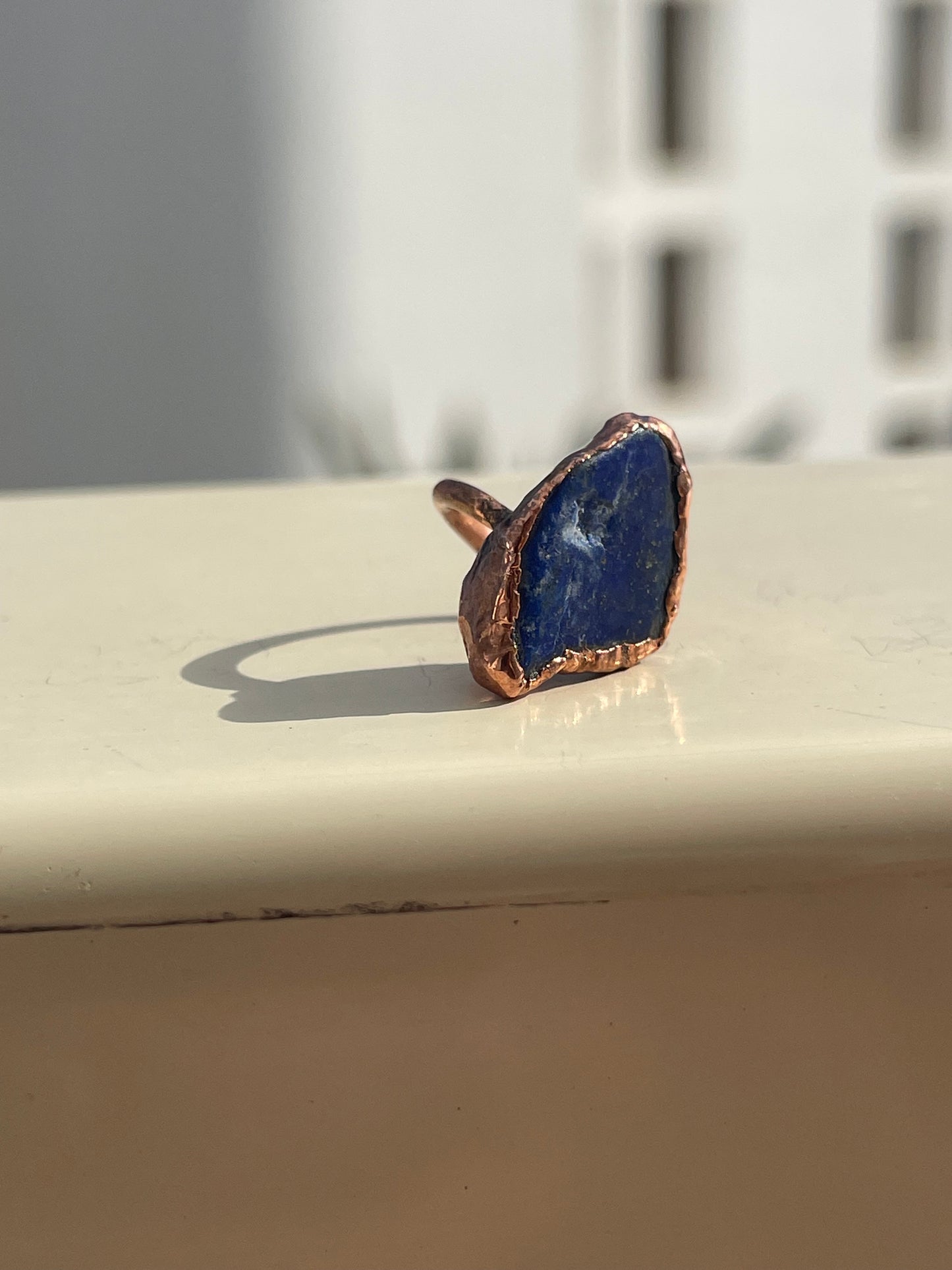 Lapis Lazuli Copper Ring