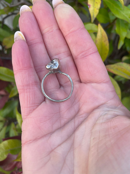 Flashy Lab silver plated ring