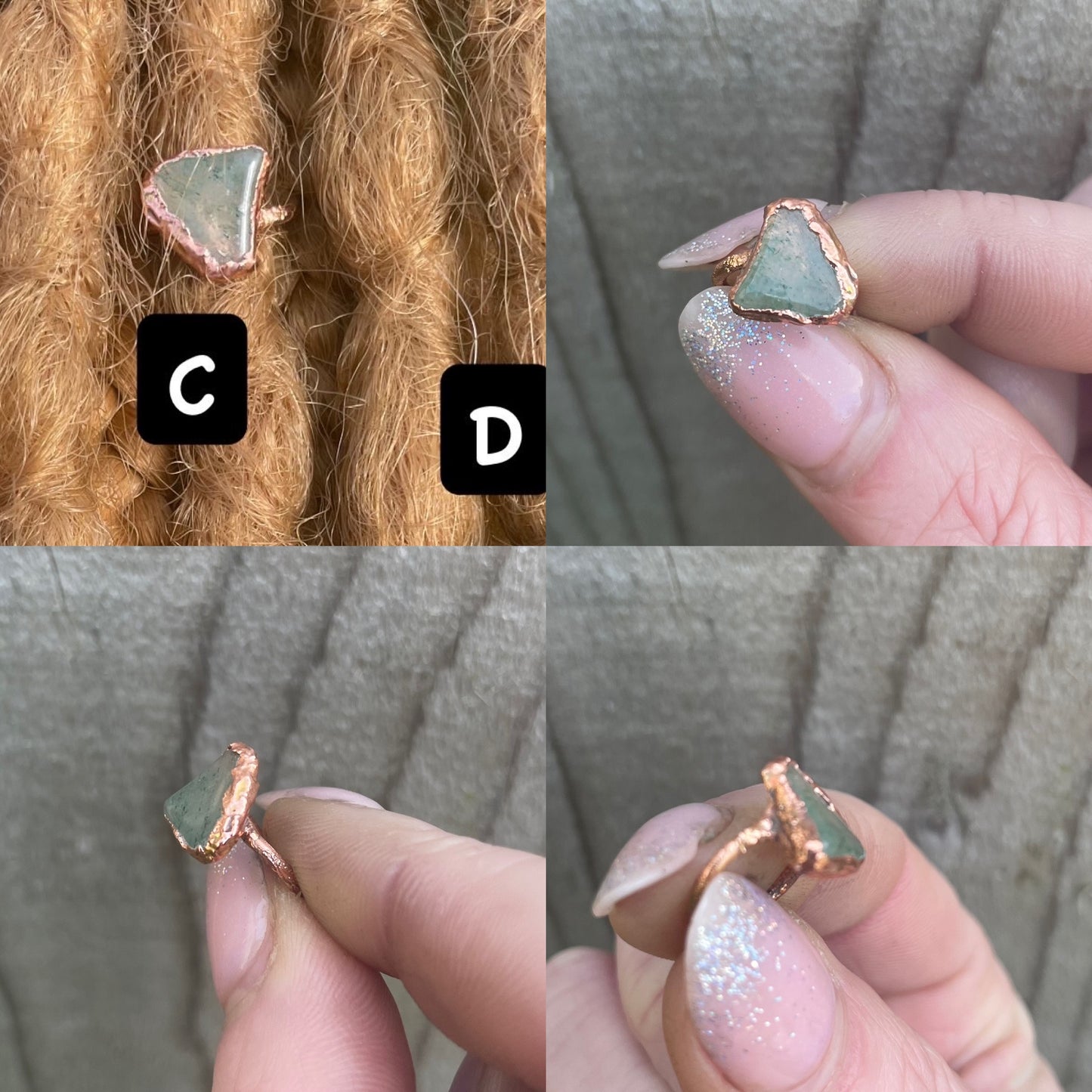 Green Goddess Floating Crystal Collection