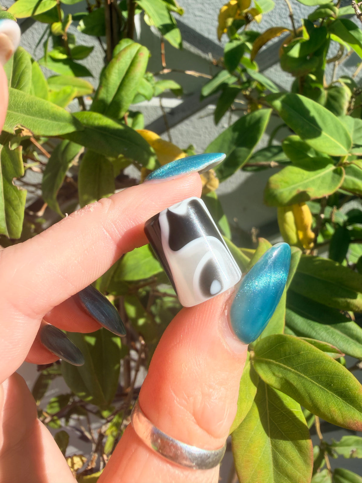 YingYang Acrylic Dreadlock Bead