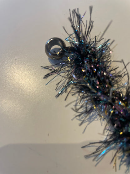 Black Festive Jingle Bell Bead Wrap