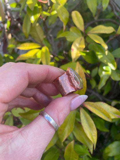 Copper Unakite Bead