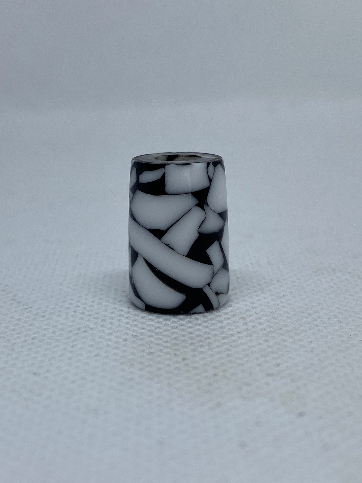 Monochrome Chip Acrylic Dreadlock Bead
