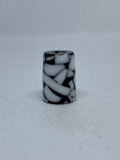 Monochrome Chip Acrylic Dreadlock Bead