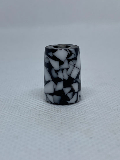 Monochrome Chip Acrylic Dreadlock Bead