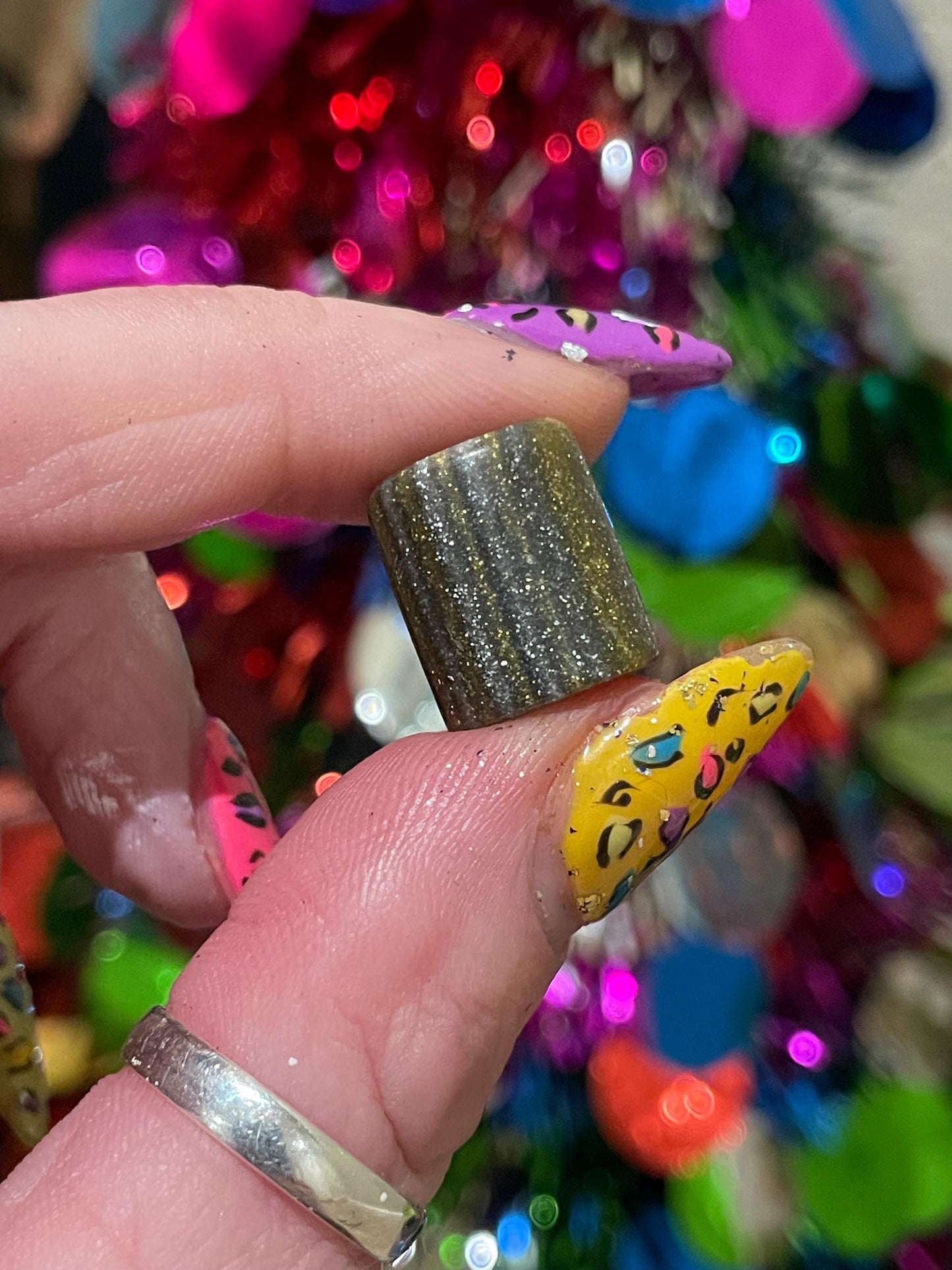 Glitter Collection Acrylic Dreadlock Beads