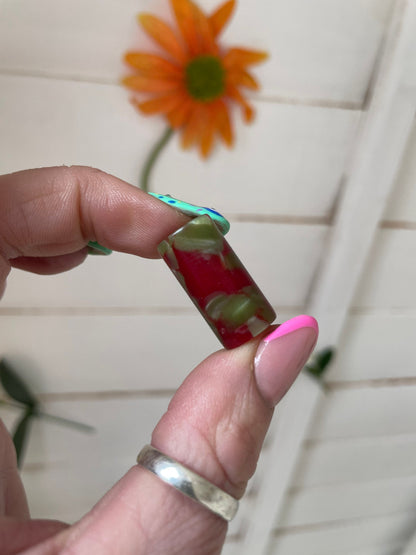Apple Chip Acrylic Dreadlock Bead