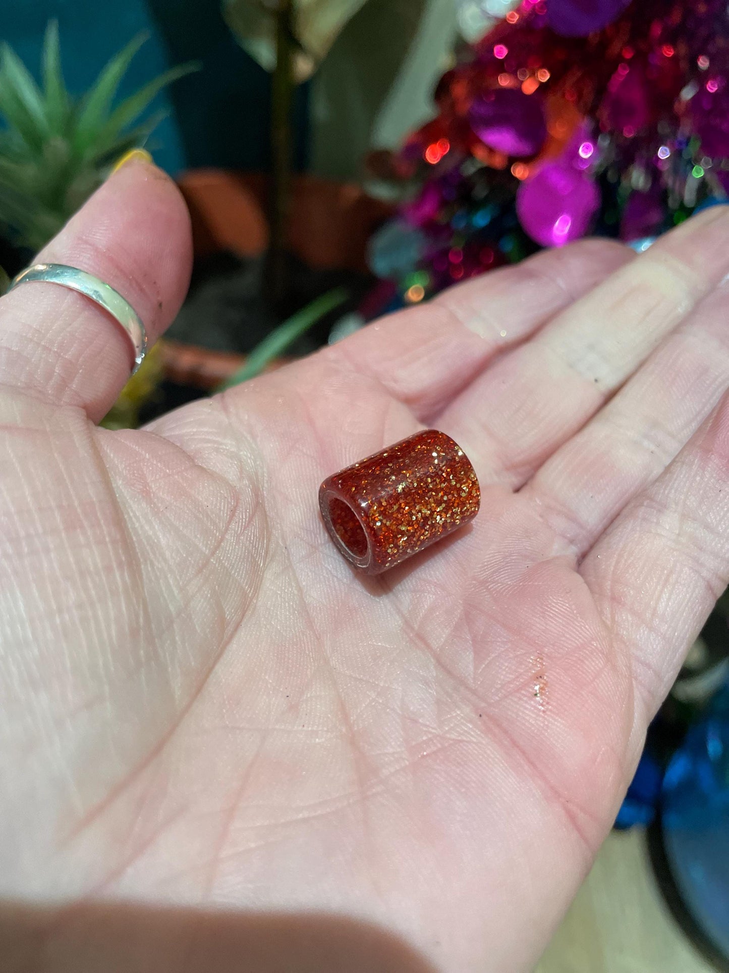 Festive AF  Acrylic Dreadlock Bead