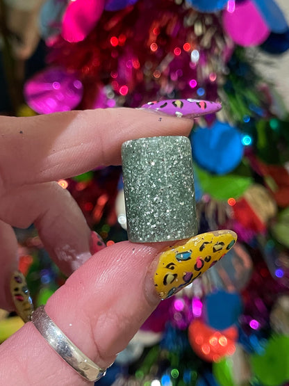 Glitter Collection Acrylic Dreadlock Beads